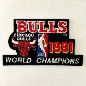 1991 Chicago Bulls NBA World Champions Embroidered Retro Patch